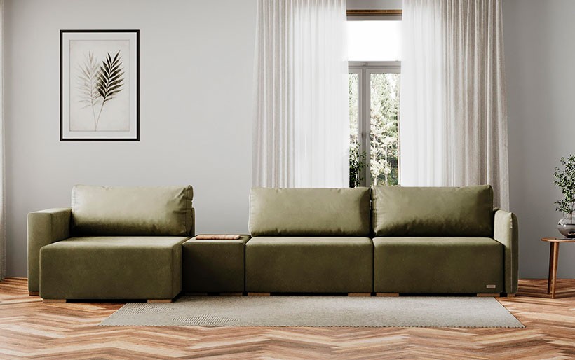 Диван «Мэйсон» С Оттоманкой 